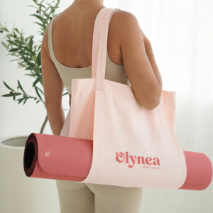 Olynae pink tote bag